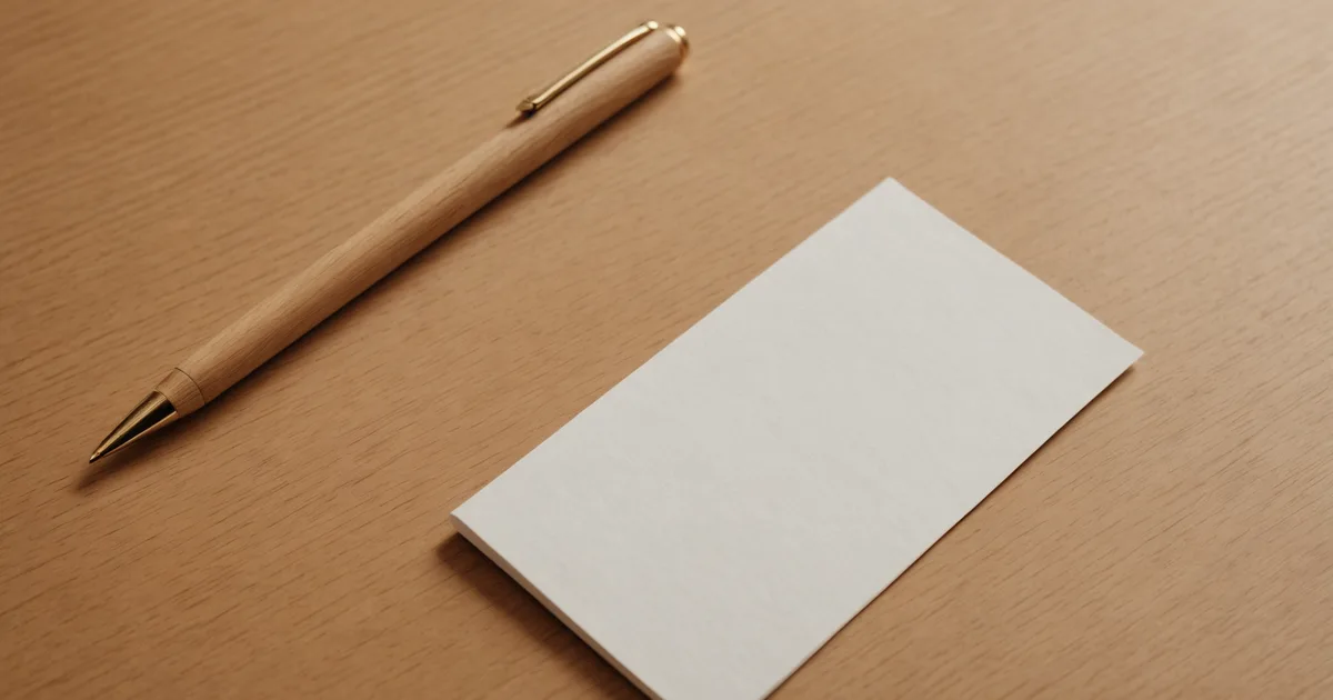 Cash flow statement printed on paper with a pen