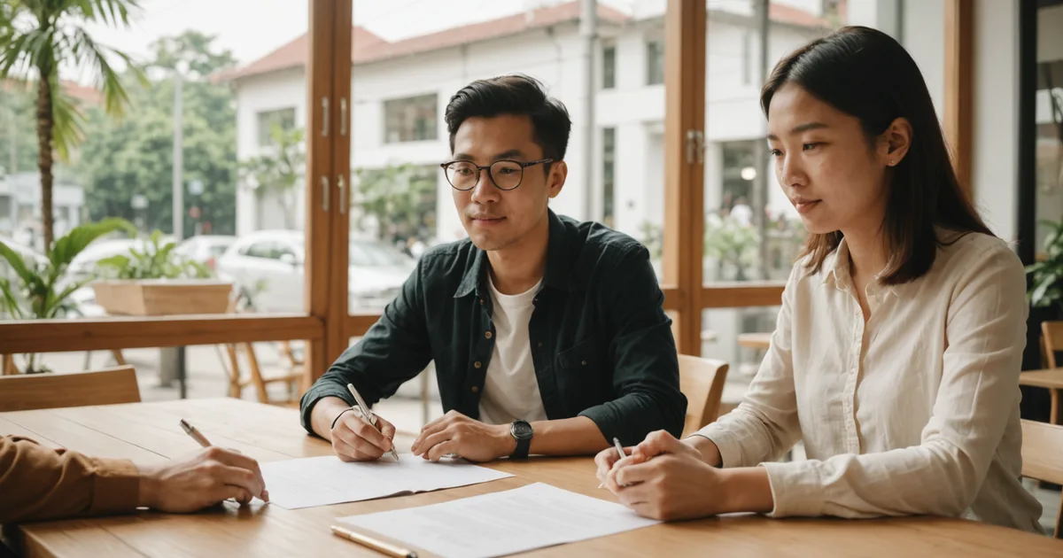 Business owner consulting with an accountant